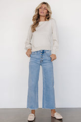 Brody High Rise Wide Leg Jeans | Light Wash